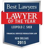 Lawyer of the Year Badge - 2015 - Financial Services Regulation Law