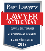 Lawyer of the Year Badge - 2017 - Arbitration and Mediation
