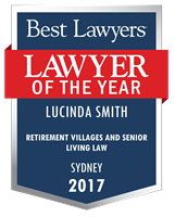 Lawyer of the Year Badge - 2017 - Retirement Villages and Senior Living Law