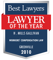 Lawyer of the Year Badge - 2010 - Workers' Compensation Law