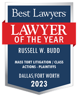 Lawyer of the Year Badge - 2023 - Mass Tort Litigation / Class Actions - Plaintiffs