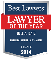 Lawyer of the Year Badge - 2014 - Entertainment Law - Music