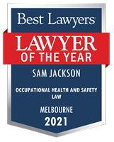 Lawyer of the Year Badge - 2021 - Occupational Health and Safety Law