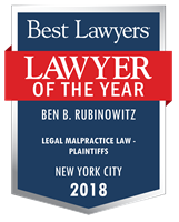 Lawyer of the Year Badge - 2018 - Legal Malpractice Law - Plaintiffs