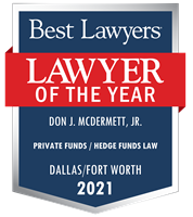 Lawyer of the Year Badge - 2021 - Private Funds / Hedge Funds Law