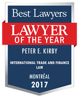 Lawyer of the Year Badge - 2017 - International Trade and Finance Law