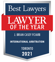 Lawyer of the Year Badge - 2021 - International Arbitration