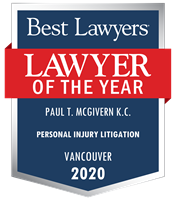 Lawyer of the Year Badge - 2020 - Personal Injury Litigation