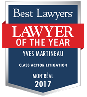 Lawyer of the Year Badge - 2017 - Class Action Litigation