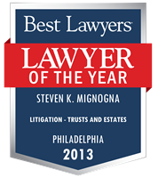 Lawyer of the Year Badge - 2013 - Litigation - Trusts and Estates