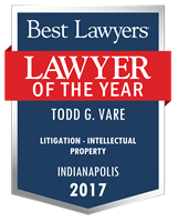 Lawyer of the Year Badge - 2017 - Litigation - Intellectual Property