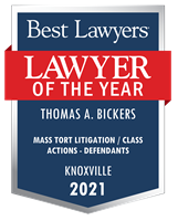 Lawyer of the Year Badge - 2021 - Mass Tort Litigation / Class Actions - Defendants