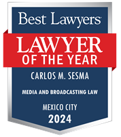 Lawyer of the Year Badge - 2024 - Media and Broadcasting Law