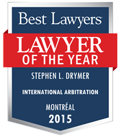 Lawyer of the Year Badge - 2015 - International Arbitration