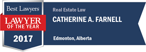 Catherine A. Farnell has earned a Lawyer of the Year award for 2017!