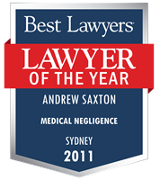 Lawyer of the Year Badge - 2011 - Medical Negligence