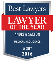 Lawyer of the Year Badge - 2016 - Medical Negligence