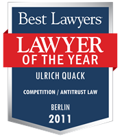 Lawyer of the Year Badge - 2011 - Competition / Antitrust Law