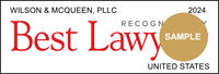 Sample | Wilson & McQueen PLLC | 2021 Recognized By Best Lawyers | United States