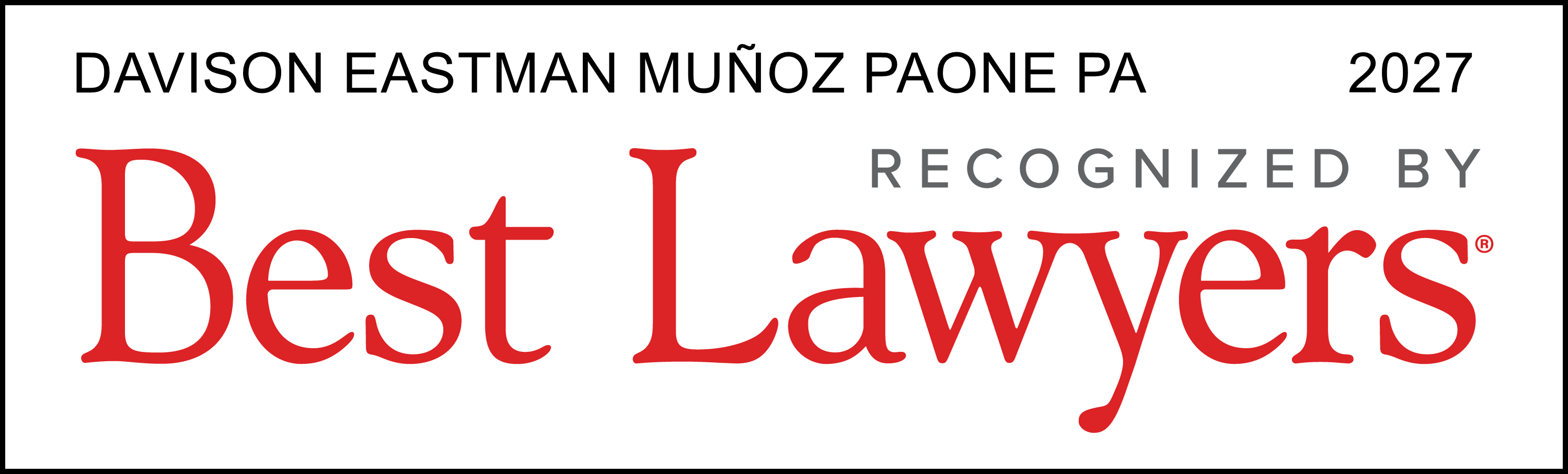 Best Lawyers - Firm Logo