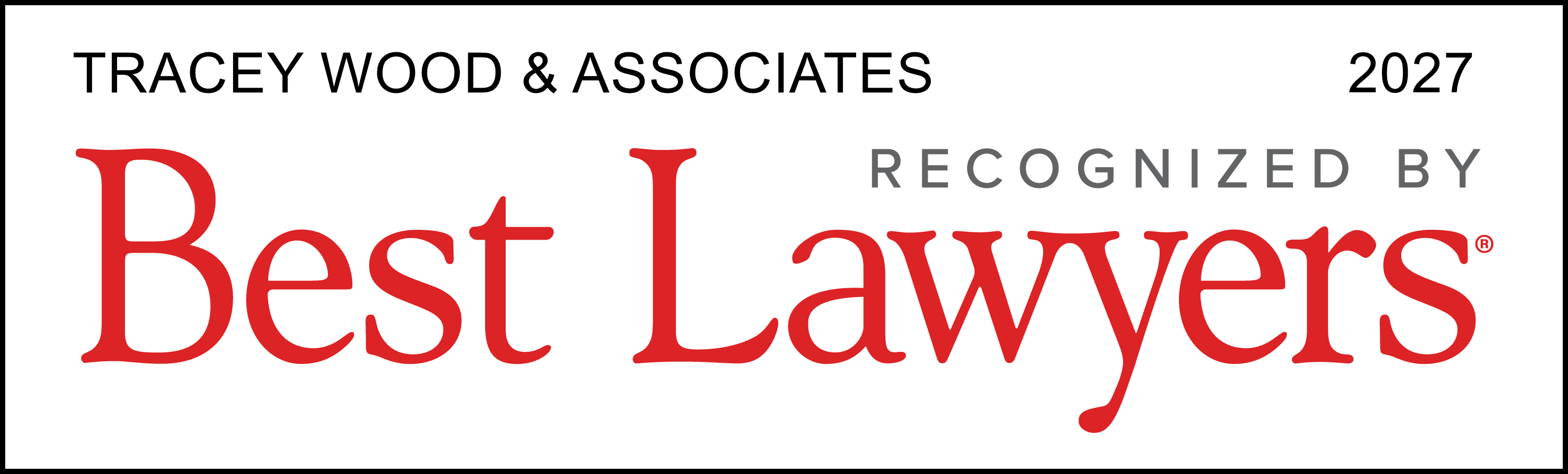 Tracey Wood & Associates - Best Lawyers 2027