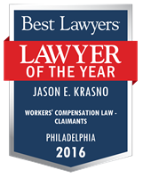 Lawyer of the Year Badge - 2016 - Workers' Compensation Law - Claimants