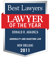 Lawyer of the Year Badge - 2011 - Admiralty and Maritime Law
