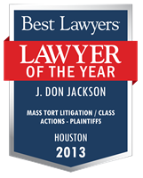 Lawyer of the Year Badge - 2013 - Mass Tort Litigation / Class Actions - Plaintiffs