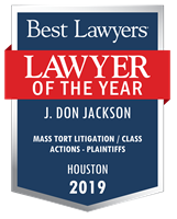 Lawyer of the Year Badge - 2019 - Mass Tort Litigation / Class Actions - Plaintiffs