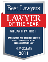 Lawyer of the Year Badge - 2011 - Bankruptcy and Creditor Debtor Rights / Insolvency and Reorganization Law