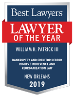 Lawyer of the Year Badge - 2019 - Bankruptcy and Creditor Debtor Rights / Insolvency and Reorganization Law