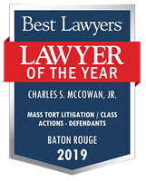 Lawyer of the Year Badge - 2019 - Mass Tort Litigation / Class Actions - Defendants
