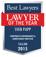 Lawyer of the Year Badge - 2015 - Corporate Governance & Compliance Practice