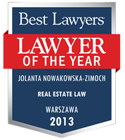 Lawyer of the Year Badge - 2013 - Real Estate Law