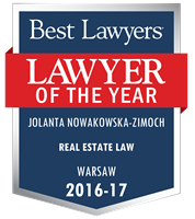 Lawyer of the Year Badge - 2016-17 - Real Estate Law