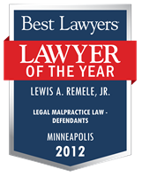 Lawyer of the Year Badge - 2012 - Legal Malpractice Law - Defendants