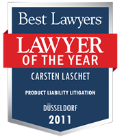 Lawyer of the Year Badge - 2011 - Product Liability Litigation 