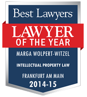 Lawyer of the Year Badge - 2014-15 - Intellectual Property Law