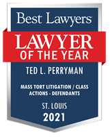 Lawyer of the Year Badge - 2021 - Mass Tort Litigation / Class Actions - Defendants