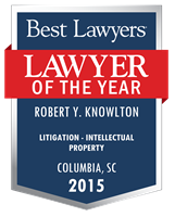 Lawyer of the Year Badge - 2015 - Litigation - Intellectual Property