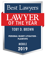 Lawyer of the Year Badge - 2019 - Personal Injury Litigation - Plaintiffs
