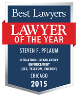 Lawyer of the Year Badge - 2015 - Litigation - Regulatory Enforcement (SEC, Telecom, Energy)