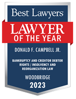 Lawyer of the Year Badge - 2023 - Bankruptcy and Creditor Debtor Rights / Insolvency and Reorganization Law