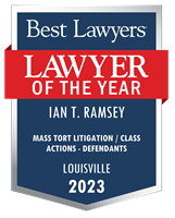 Lawyer of the Year Badge - 2023 - Mass Tort Litigation / Class Actions - Defendants