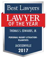 Lawyer of the Year Badge - 2017 - Personal Injury Litigation - Plaintiffs