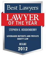 Lawyer of the Year Badge - 2012 - Leveraged Buyouts and Private Equity Law