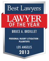 Lawyer of the Year Badge - 2013 - Personal Injury Litigation - Plaintiffs