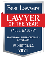 Lawyer of the Year Badge - 2021 - Professional Malpractice Law - Defendants