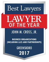 Lawyer of the Year Badge - 2017 - Business Organizations (including LLCs and Partnerships)