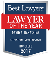 Lawyer of the Year Badge - 2017 - Litigation - Construction